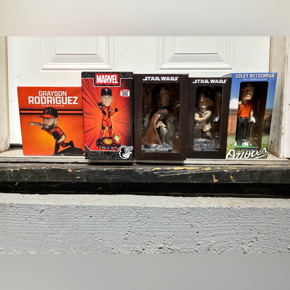 Baltimore Orioles 2025 SGA Bobblehead lot of NIB